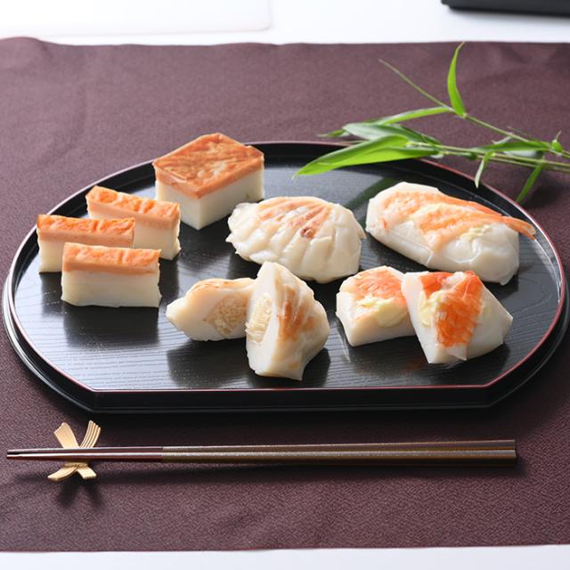 北海道・出塚水産 海鮮かまぼこセット[12個] ほたて・えび・鮭×各4個 【送料無料】