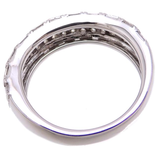 ［銀座店］Non Brand ノンブランド 1.00ct ダイヤモンド リング・指輪 750ホワイトゴールド 13号 レディース DH74479