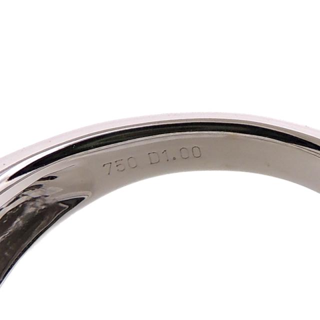 ［銀座店］Non Brand ノンブランド 1.00ct ダイヤモンド リング・指輪 750ホワイトゴールド 13号 レディース DH74479
