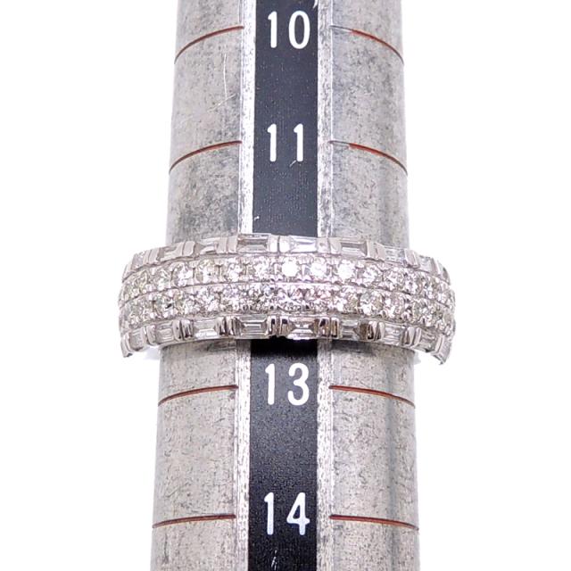 ［銀座店］Non Brand ノンブランド 1.00ct ダイヤモンド リング・指輪 750ホワイトゴールド 13号 レディース DH74479