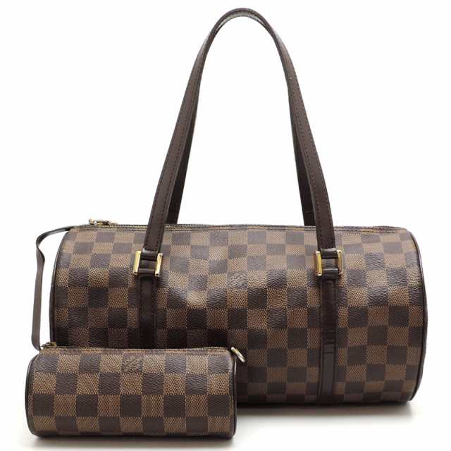 ［銀座店］LOUIS VUITTON LV ルイ・ヴィトン パピヨン 30 N51303 ハンドバッグ ダミエ エベヌ (ブラウン系) レディース DH81410