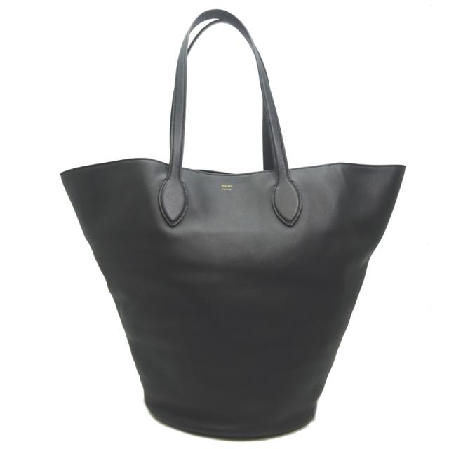 ［飯能本店］KHAITE【ケイト】 H1001735 トートバッグ レザー ブラック レディース・メンズ DH82305の通販は