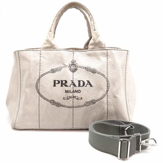 ［飯能本店］PRADA プラダ カナパ 2way トートバッグ キャンバス レディース DH82344