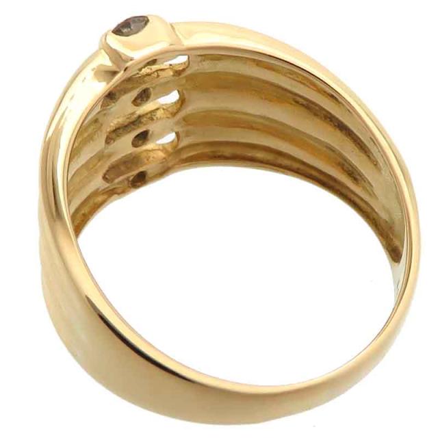 銀座店］Non Brand ノンブランド K18YG 0.31ct ダイヤモンド リング 