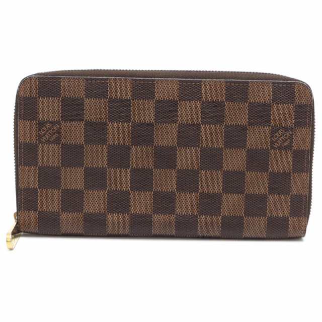 ［飯能本店］LOUIS VUITTON LV ルイ・ヴィトン ジッピー オーガナイザー N60003 (廃番) 長財布 ダミエ エベヌ (ブラウン系) DH82607