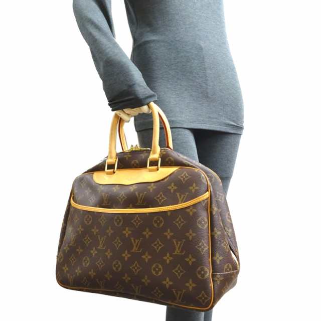 ［銀座店］LOUIS VUITTON LV ルイ・ヴィトン ドーヴィル M47270 (廃番) ボストンバッグ モノグラム ブラウン レディース DH82722