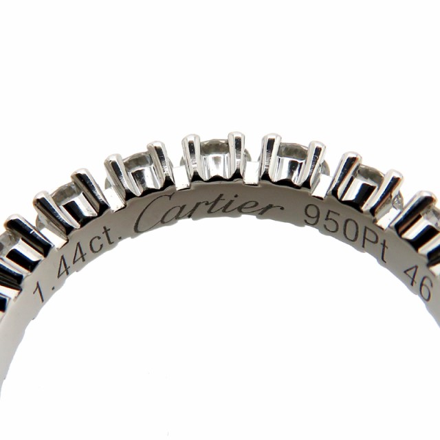 ［銀座店］CARTIER カルティエ #46 1.44ct デスティネ フルダイヤモンド N4127346 リング・指輪 Pt950 6号 レディース DH83549の通販は