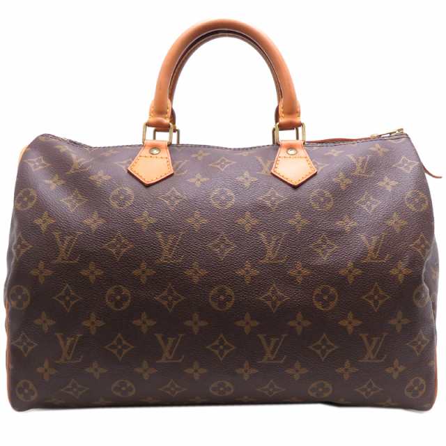 ［飯能本店］LOUIS VUITTON LV ルイ・ヴィトン スピーディ 35 M41524(廃番) ボストンバッグ モノグラム ブラウン レディース DH83582