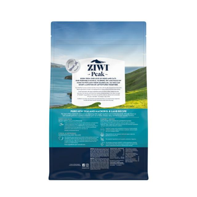 ◆ポイント10倍 &クーポンあり◆ 【猫用】 ZIWI ジウィ エアドライ キャットフード マッカロー ＆ ラム サバ & 羊肉 【1kg】 ZIWI PEAK MACKEREL & LAMB ジウィピーク ジーウィ 正規品 プレミアムフード_1