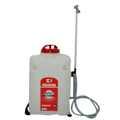 電動噴霧器 電池式 散布機 【工進 除草名人 JS-10(10Lタンク