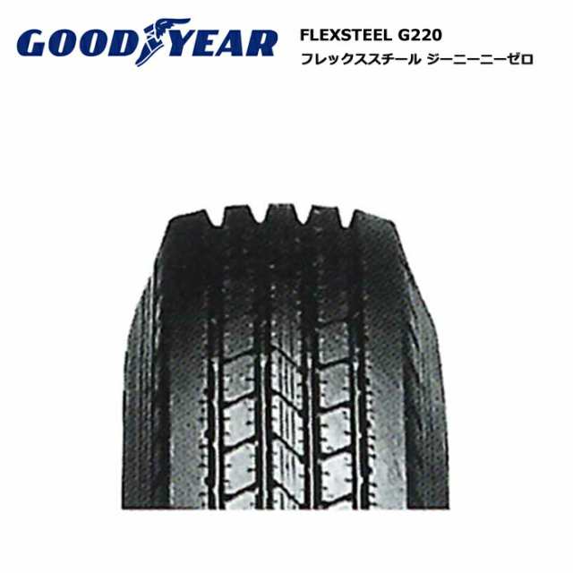 グッドイヤータイヤ 650R16 12PR G220 フレックススチール サマータイヤ 4本セット【送料無料 650/16 650-16 】