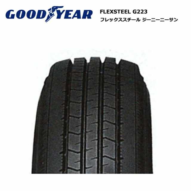 グッドイヤータイヤ 215/70R17.5 118/116L G223 フレックススチール サマータイヤ 1本価格【送料無料 215/70/17.5 215-70-17.5 215/70-17