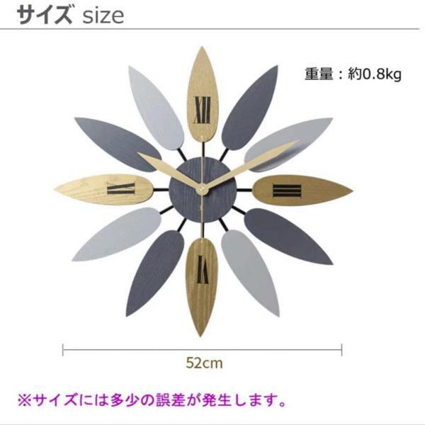 掛け時計 壁掛け時計 北欧 おしゃれ 音がしない 柱時計 ウッド 天然木 ウォールクロック インテリア 連続秒針 MZY_4