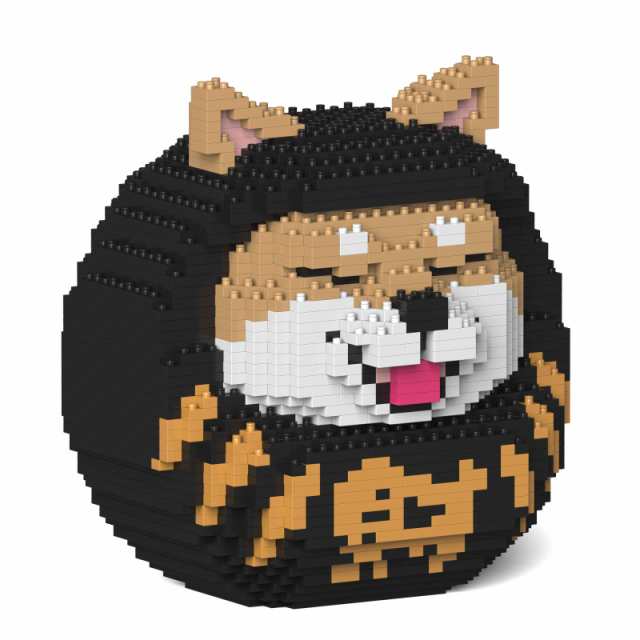 JEKCA ジェッカブロック 柴犬だるま 黒 01S-M02 Sculptorの通販は 5,438円