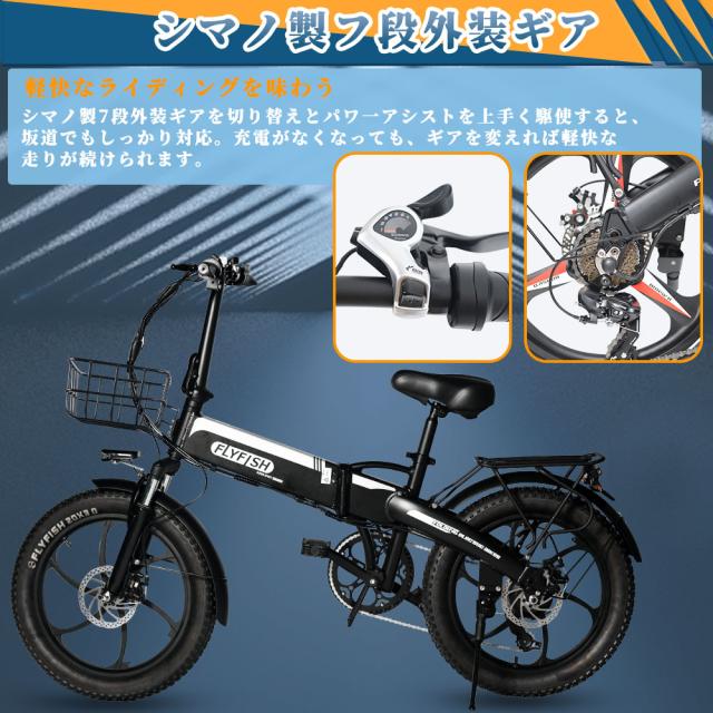 2025年モデル 型式認定 免許不要 公道走行可能】電動自転車 FLYFISH