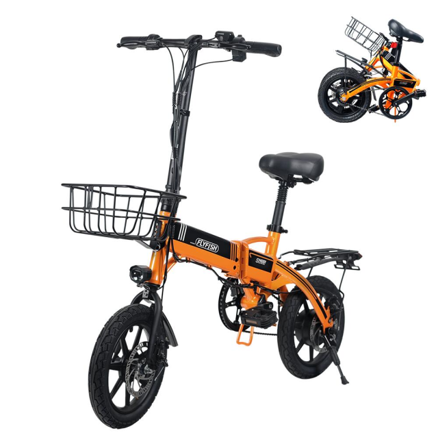 電動アシスト自転車 14インチ 極太タイヤ 3段階アシスト 250Wモーター 