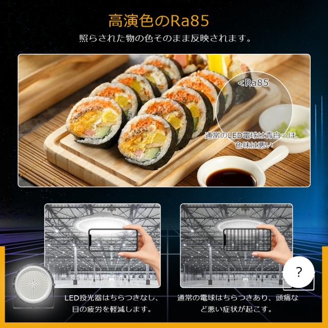 【10台セット】 LED高天井照明 UFO型 LED投光器 200W 40000lm LEDライト 作業灯 電球色 昼白色 昼光色 高天井用LED照明 投光器 LED サーチライト LED 最強 スポットライト 作業用ライト LED ワークライト LED照明器具 ステー付き 高天井灯 夜間作業 体育館 展覧会 駐車場