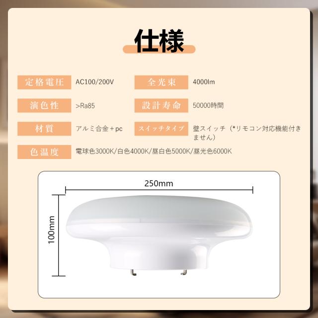 【8個セット】シーリングライト 8畳 20W 4000LM 天井照明 二年保証 ledシーリングライト おしゃれ 工事不要 小型 長寿命 節電 高輝度 薄型 LED照明 リビング 和室 洋室 寝室 子供部屋 8畳 インテリア コンパクト 簡単取り付け 省エネ PSE認証済 四色選択 防虫 防塵 LEDライト_9