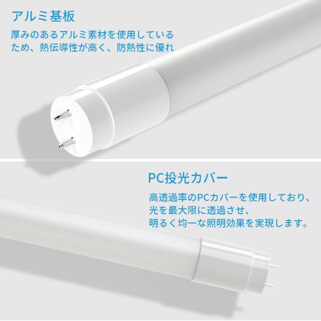 【200本セット】LED蛍光灯 40W形 直管 全光束3600LM グロー式工事不要 T8 40W形 直管蛍光灯 両側給電 G13 口金 1198mm 直管 40形 40W型 直管ランプ LEDベースライト 照明器具 省エネ 節電 低発熱 即点灯 広い照射角 320度 家庭 学校 病院 事務所 工場 倉庫 ショッピングモール_4