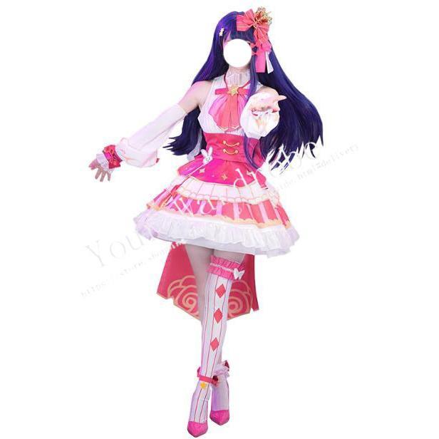 新品【推しの子】 風 星野アイ ほしのアイ アイドル衣装 打歌服 応援服 コスプレ衣装 クリスマス ハロウィン 文化祭の通販は