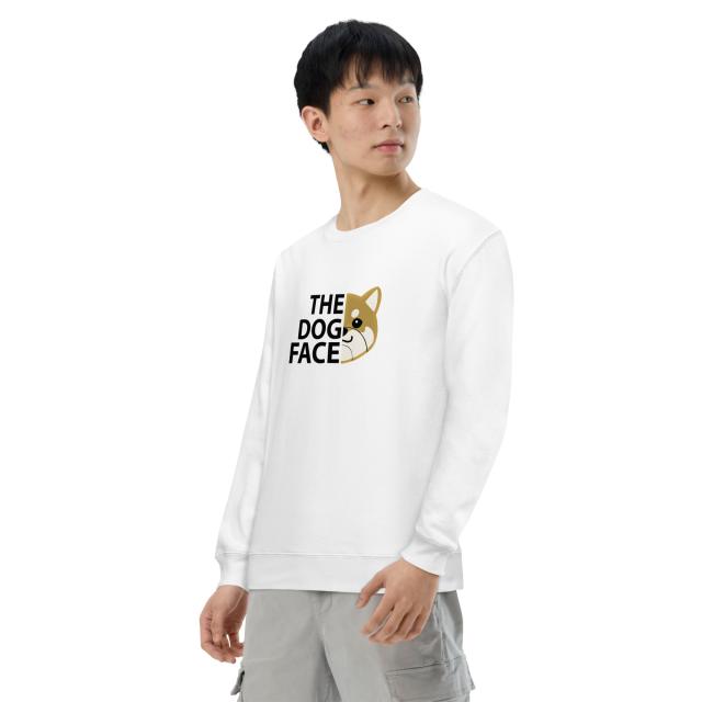 柴犬 THE DOG FACEトレーナー 犬tシャツ 犬グッズ イヌ柄 犬柄 服  シャツ  犬好き かわいい おもしろ  いぬ 犬 メンズ レディース ペアルックの通販は