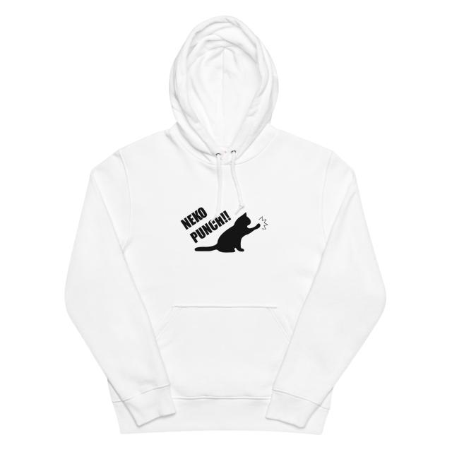 パーカー メンズ レディース スウェット トップス 長袖 裏パイル 大きいサイズ ゆったり かわいい おもしろ ねこ 猫 ペアルック 猫パンチの通販は