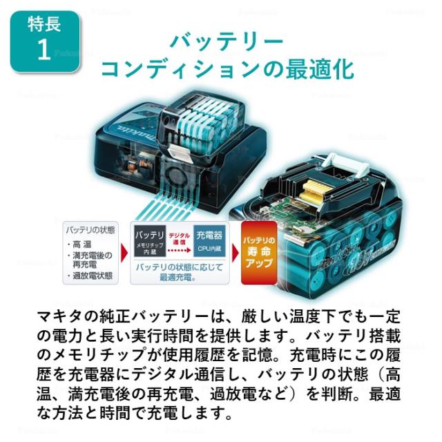 マキタ BL1815N バッテリー 18V USマキタ 純正 1.5Ah 軽量 リチウムイオン