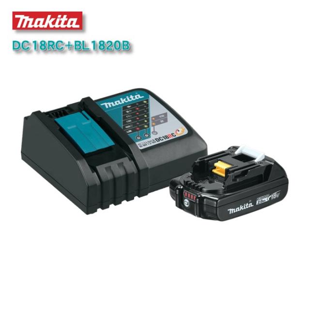 マキタ BL1820B 2.0Ah バッテリー DC18RC 急速充電器 7.2v-18v