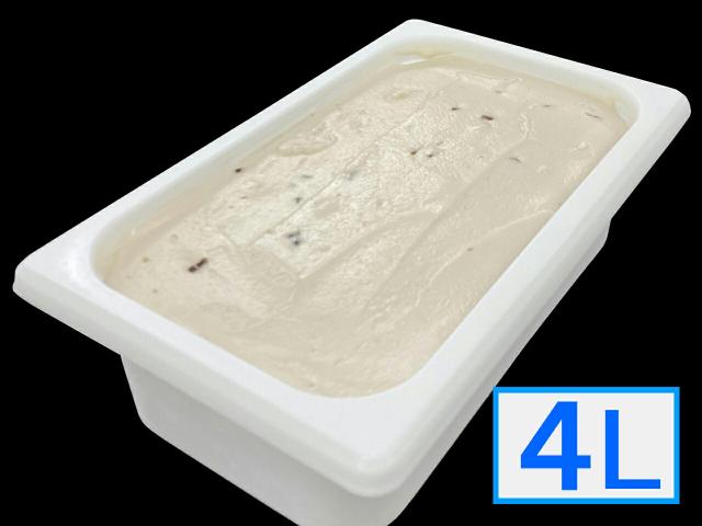 石川県「ジェラート・ジェラート」業務用・大容量アイスクリーム・マロングラッセ味 4L（4リットル）[美食サークル]