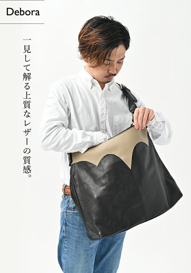 【上質 山羊革】 大容量 ROCK テイストな 本革 ショルダーバッグ メンズ 大きめ A4 パソコン ビジネスバッグ【デボラ】 pc 軽い バッグ 通勤バッグ 旅行バッグ 一泊旅行 大きい 革 レザー ゴート 山羊革 30代 40代 50代 男性 誕生日 ギフト プレゼント バック 鞄_2