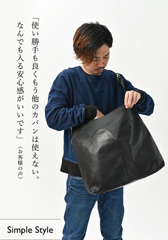 【上質 山羊革】 大容量 ROCK テイストな 本革 ショルダーバッグ メンズ 大きめ A4 パソコン ビジネスバッグ【デボラ】 pc 軽い バッグ 通勤バッグ 旅行バッグ 一泊旅行 大きい 革 レザー ゴート 山羊革 30代 40代 50代 男性 誕生日 ギフト プレゼント バック 鞄_6