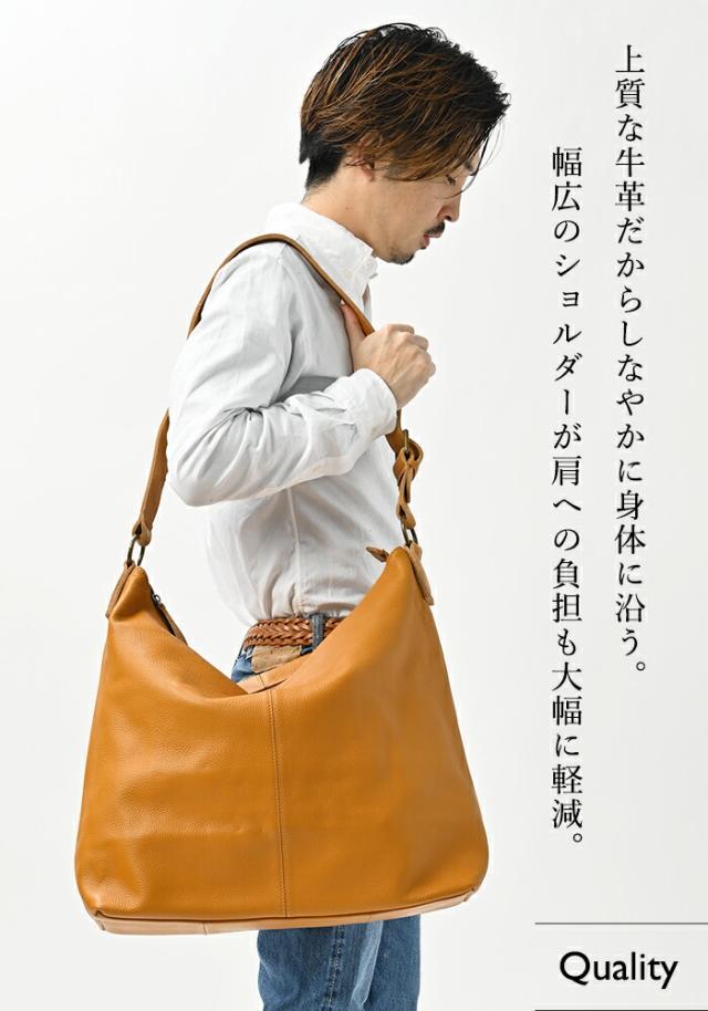 【上質 本革】 大容量 本革 ショルダーバッグ メンズ 斜めがけ 【ドミニク】 出張 通勤 A4 パソコン ノートPC 一泊旅行 大きめ 大きい ビジネスバッグ 旅行 1泊 2泊 革 レザー バッグ 男性 プレゼント ギフト 30代 40代 50代 バック カバン_5