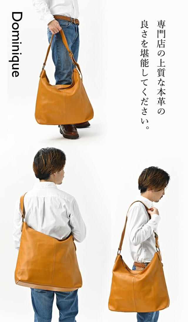 【上質 本革】 大容量 本革 ショルダーバッグ メンズ 斜めがけ 【ドミニク】 出張 通勤 A4 パソコン ノートPC 一泊旅行 大きめ 大きい ビジネスバッグ 旅行 1泊 2泊 革 レザー バッグ 男性 プレゼント ギフト 30代 40代 50代 バック カバン_7