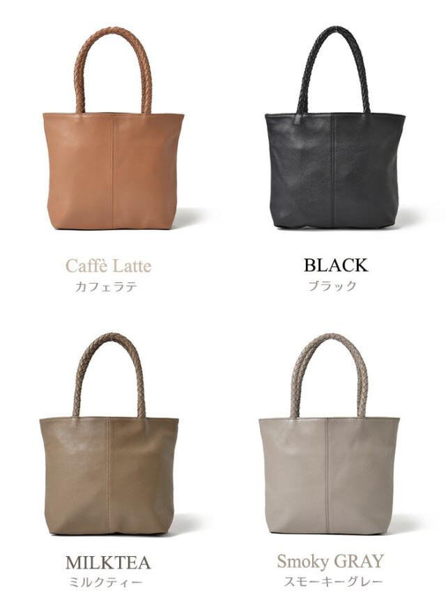 軽い！上質な山羊革 【ちょうど良い小さめサイズ！】 本革 トートバッグ 【プチ・ロシェル・ゴート】 レディース ミニトートバッグ 小さめ 軽量 革 レザー ランチバッグ ランチトート おしゃれ かわいい ギフト_2