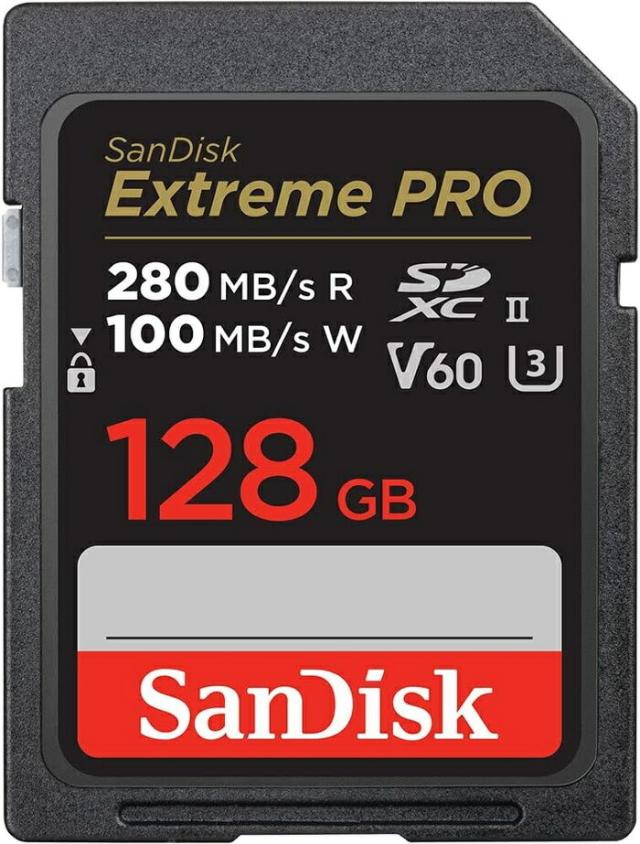 SDカード SDXC 128GB SanDisk サンディスク R:280MB/s W:100MB/s Extreme PRO UHS-II U3 V60 SDSDXEP-128G-GN4IN ネコポス便配送制限2枚まで