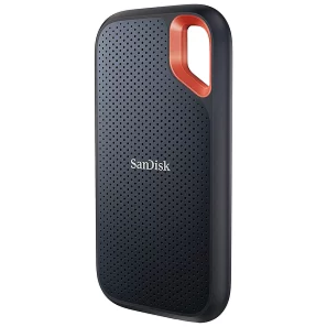 コンパクト 軽量 SanDisk Extreme ポータブルSSD 読込速度1050MB/秒 書込速度1000MB/秒 USB3.2 耐衝撃 IP65 2TB SDSSDE61-2T00-G25【宅配便発送】