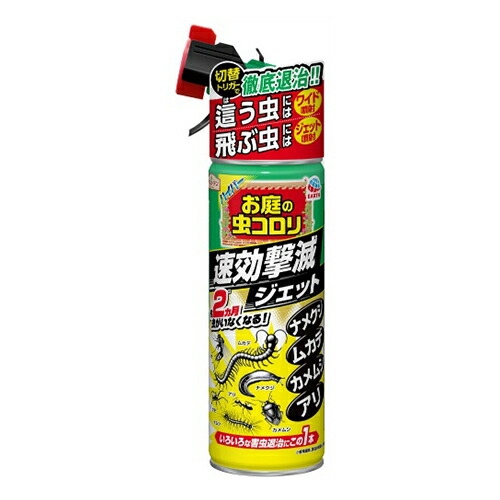 アース製薬 アースガーデン ハイパーお庭の虫コロリ 速効撃滅ジェット 450ml ( 殺虫 害虫 カメムシ ) 殺虫スプレー