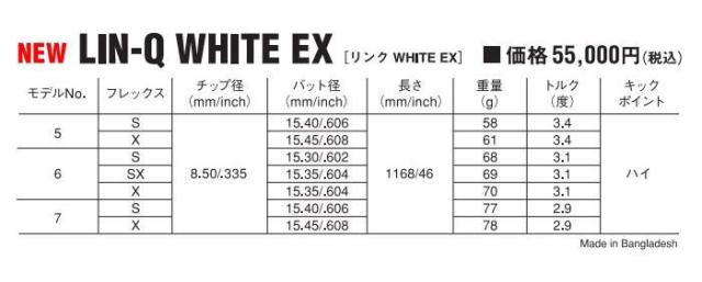 ピン PING G440/G430/G425/G410 スリーブ装着シャフト LIN-Q WHITE EX