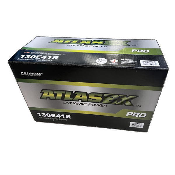 【法人限定販売】アトラス 130E41R ATLAS BX PRO 日本車用 JIS 農業機械・トラック用 カーバッテリー　ローフ取っ手_1