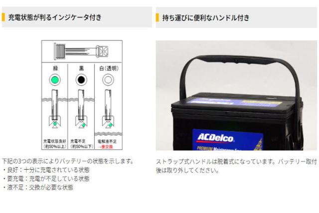 専用ページ ACデルコ 86-7MF 北米車 アメリカ車 BCI メンテナンスフリー