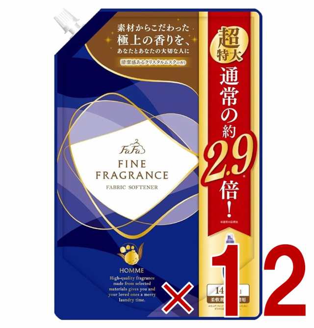 ファーファ ファインフレグランス オム 詰替用 1440ml 詰替 FaFa HOMME つめかえ用 12個