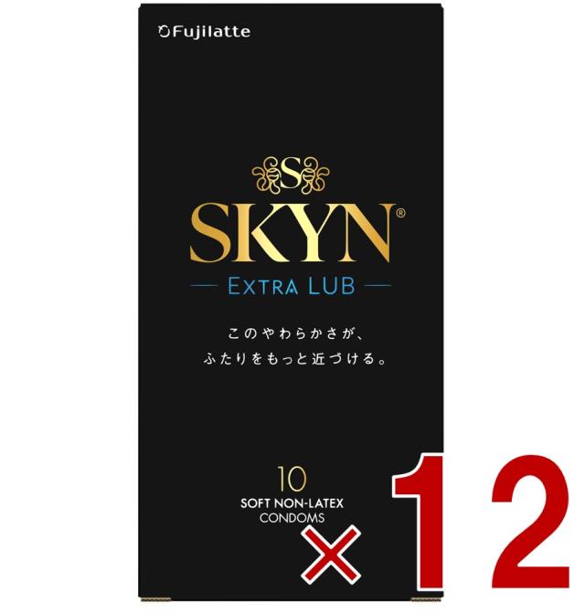 【※13-16日期間限定タイムセール※】不二ラテックス コンドーム SKYN EXTRA LUB 10個入り スキン プレミアム 避妊具 ゼリー付き アイアール エキストラ 12個 7,770円