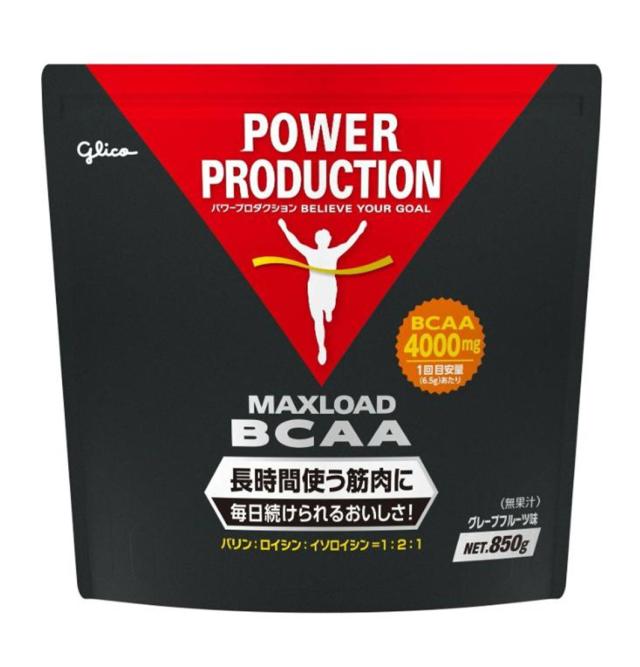 【※13-15日期間限定タイムセール※】グリコ BCAA パワープロダクション マックスロード アミノ酸 グレープフルーツ風味 850g