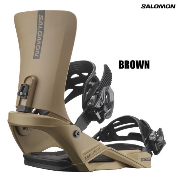 新品未使用 24-25 SALOMON BINDING RHYTHM BROWN M安心保証 即日発送 土日祝発送OK