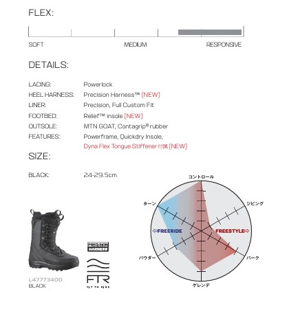 新品未使用 25-26 SALOMON  BOOTS MALAMUTE BLACK/BLACK/BLACK 24.5cm 即日発送 土日祝発送OK