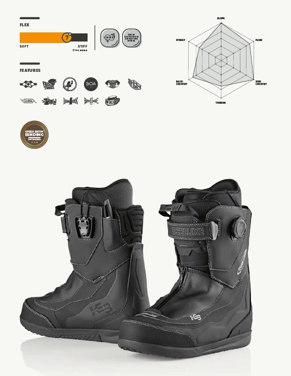 新品未使用 25-26 DEELUXE BOOTS  AERIS S3 KB 24.5CM  即日発送 土日祝発送OK