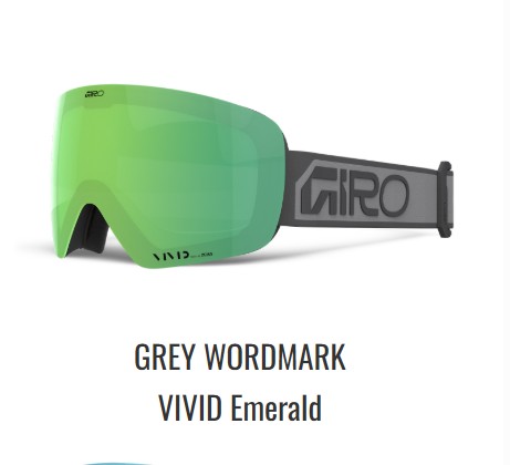 新品未使用 25-26 GIRO GOGGLE CONTOUR GREY WORDMARK VIVID Emerald  即日発送 土日祝発送OK