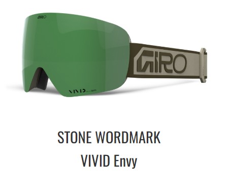 新品未使用 25-26 GIRO GOGGLE CONTOUR STONE WORDMARK VIVID Envy  即日発送 土日祝発送OK