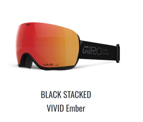 新品未使用 25-26 GIRO GOGGLE ARTICLE II BLACK STACKED VIVID Ember  即日発送 土日祝発送OK