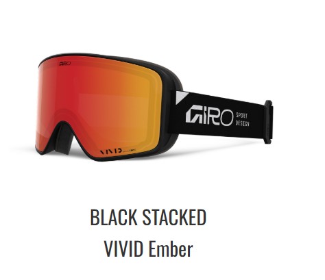 新品未使用 25-26 GIRO GOGGLE METHOD BLACK STACKED VIVID Ember  即日発送 土日祝発送OK